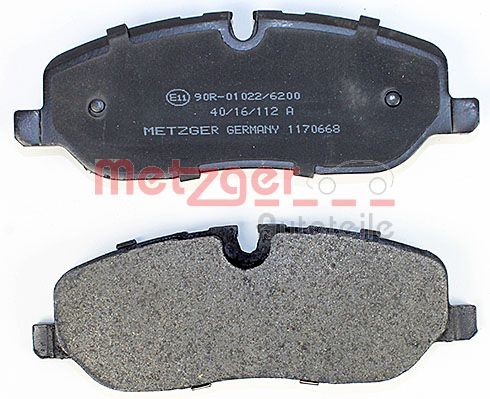 METZGER 1170668 Bremsbelagsatz, Scheibenbremse